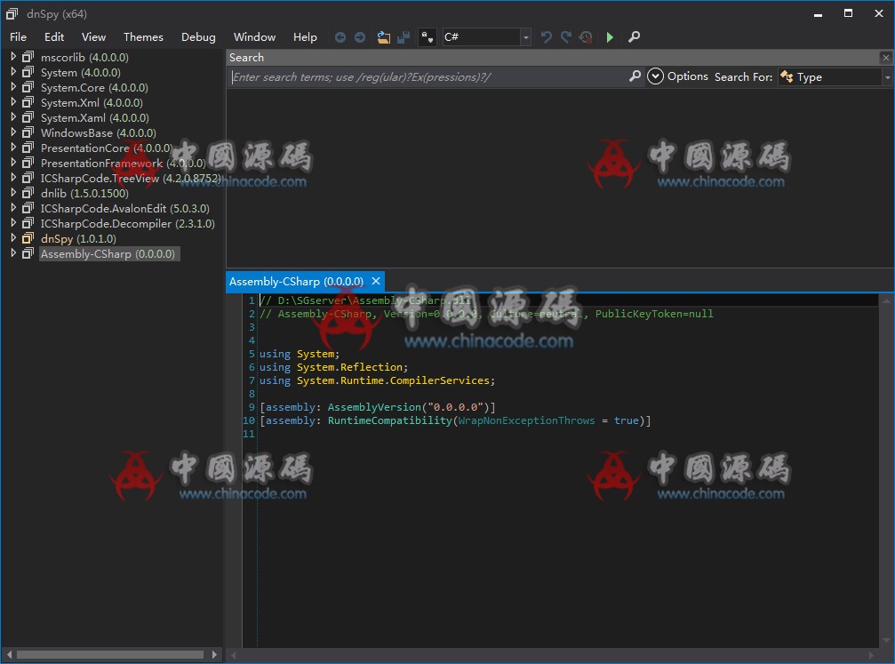 Dnspy反编译工具最新版 v6.0.1 工具-第1张
