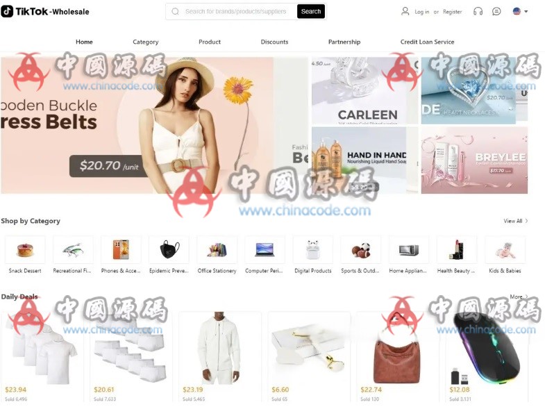 TikTok跨境商城源码+搭建教程 网站-第1张