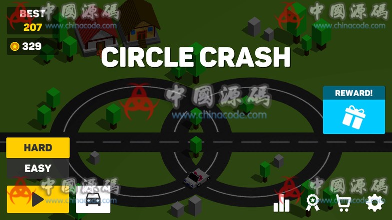 《环行碰撞 Circle Crash》源码 手游-第1张